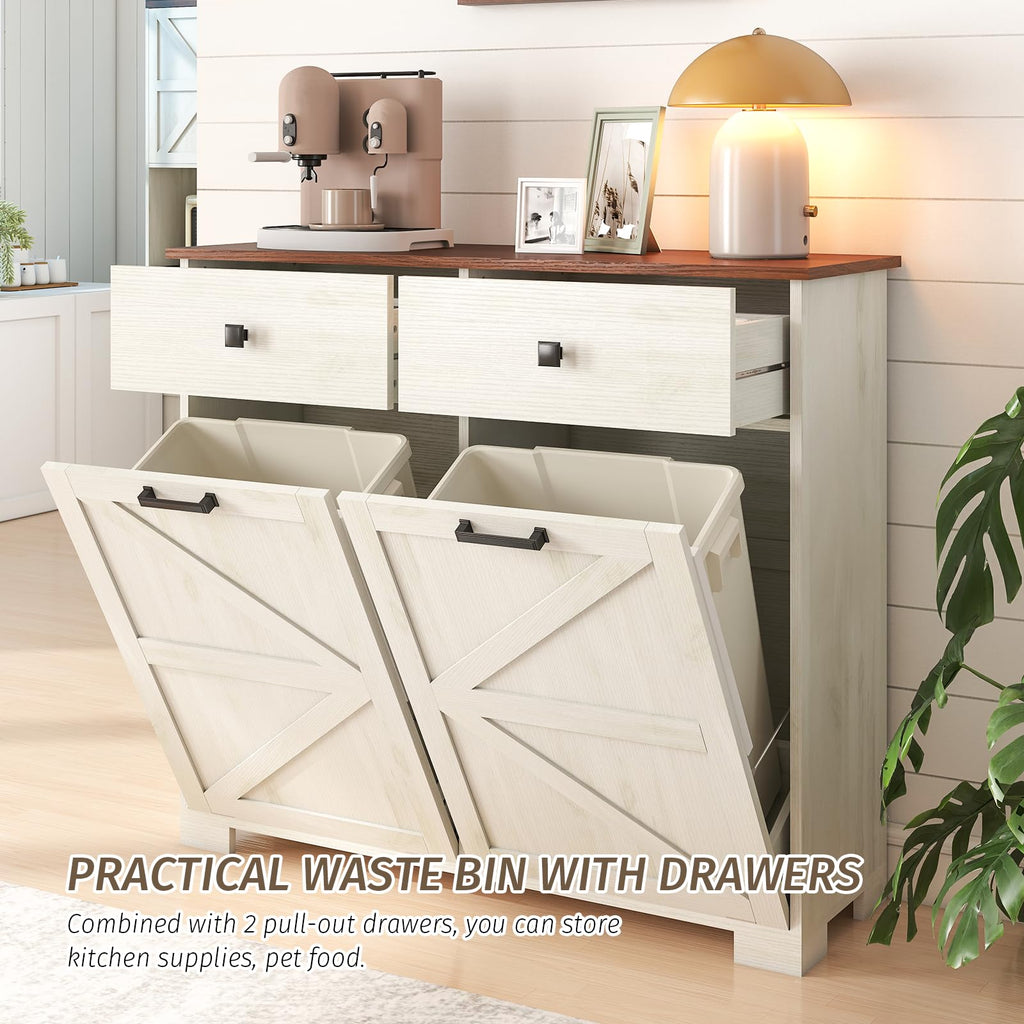 20 Gallon Tilt Out Trash Cabinet Y86093