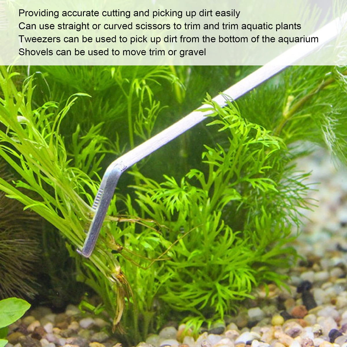 5 in 1 Stainless Steel Aquarium Aquascaping Kit L206