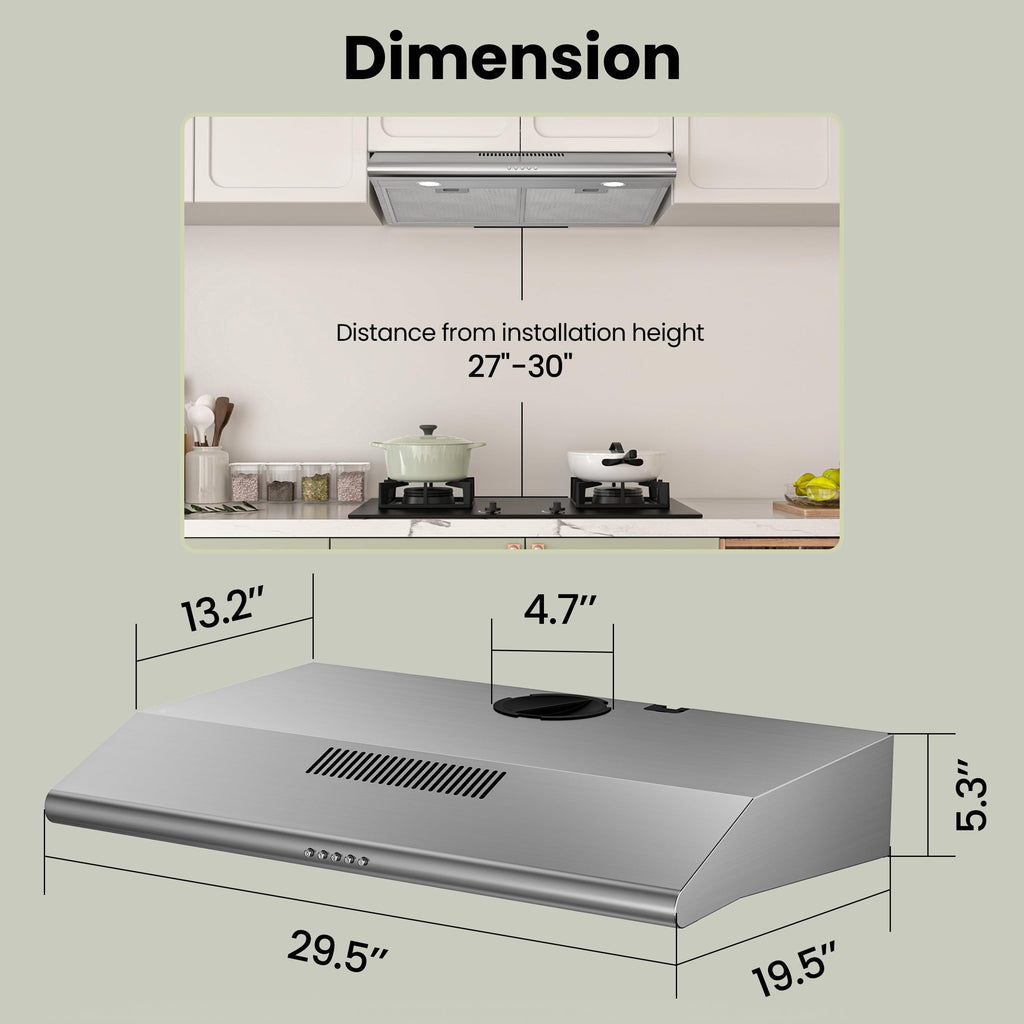 30 inch 300 CFM Under Cabinet Range Hood S631462