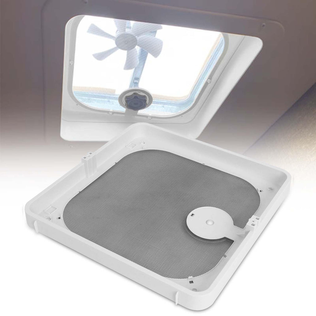 Birch White Roof Vent Frame Screen Replacement 13.5×13.5inch P2375