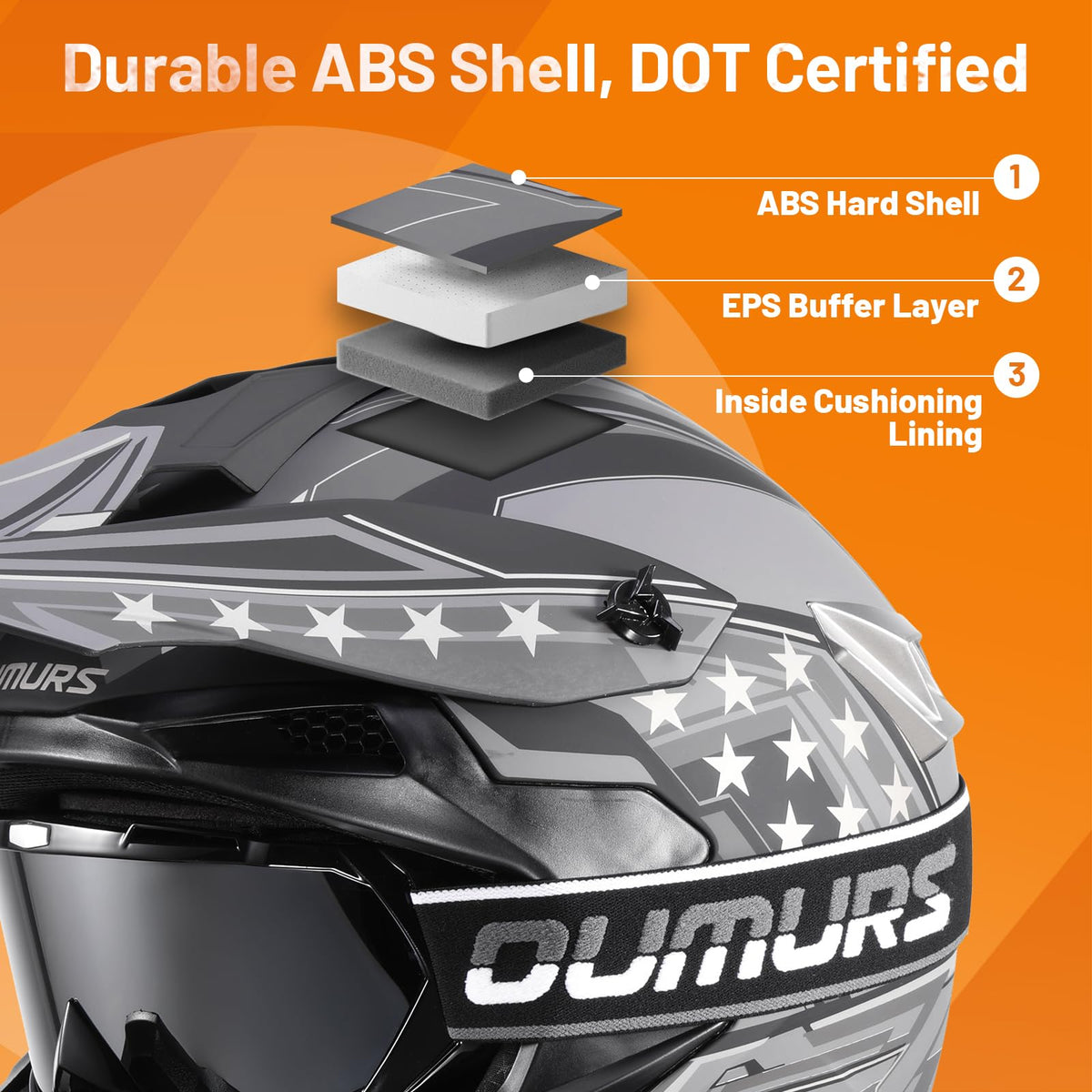 DOT Approved Full Face Motocross Helmet L4702