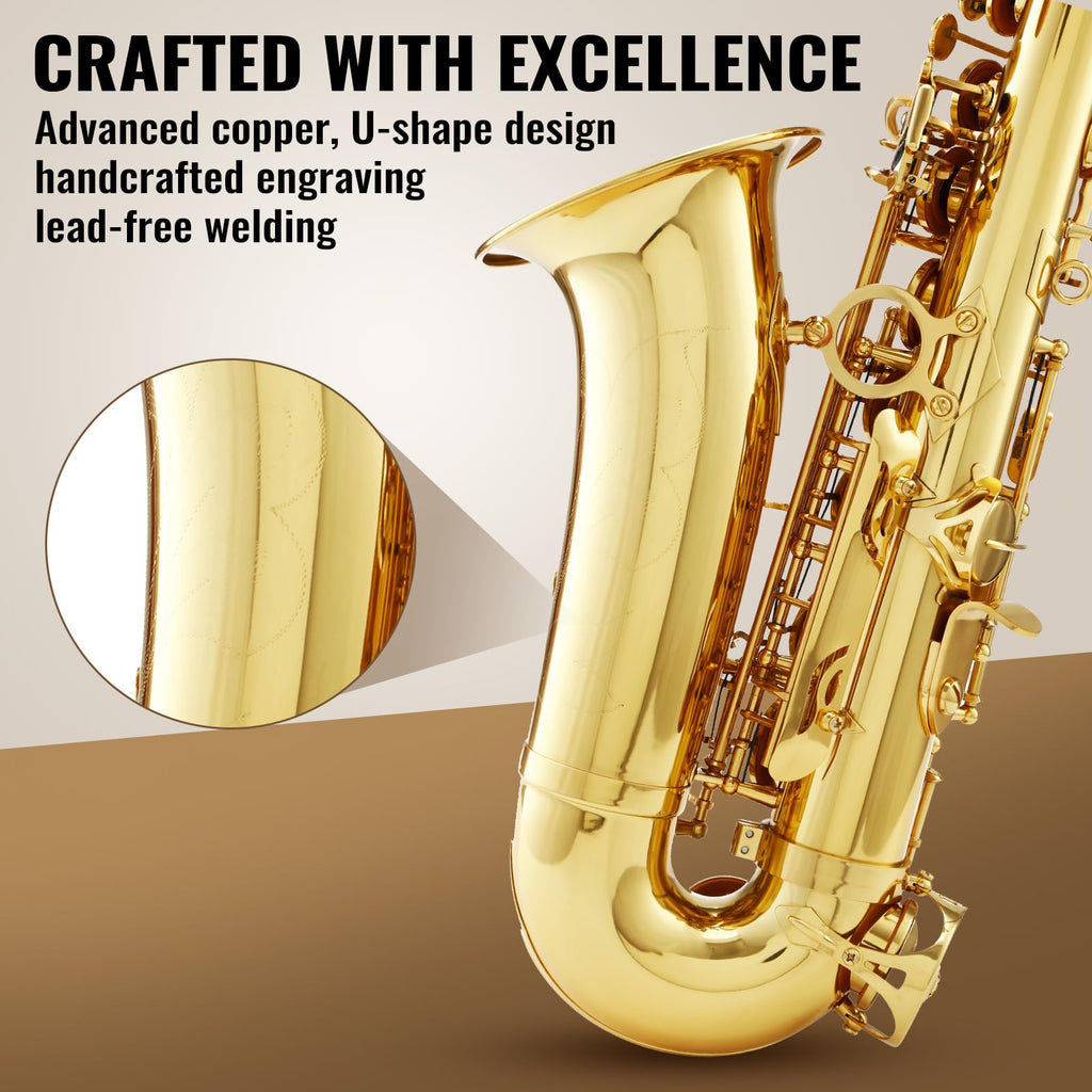 Alto Saxophone E Flat Starter Kit Gold C61651