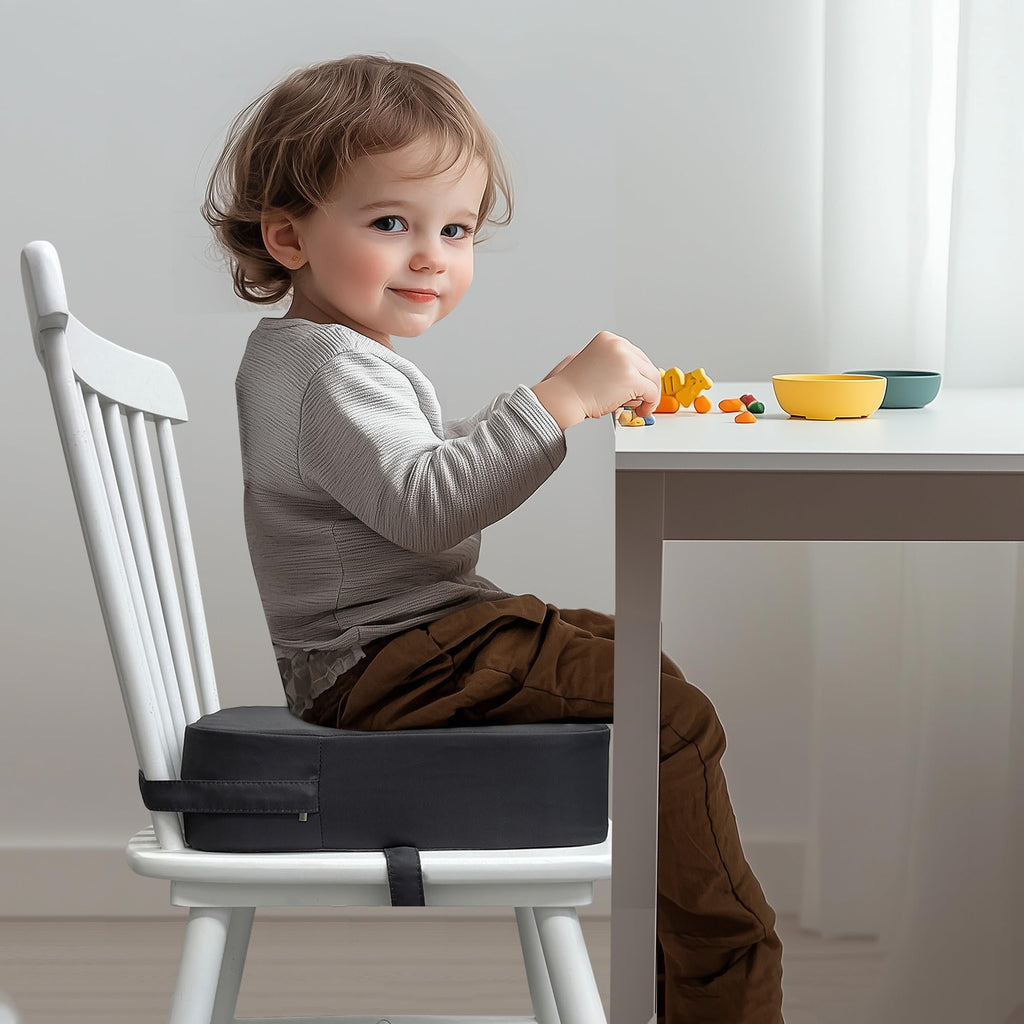 Waterproof High Density Foam Toddler Booster Seat with Non-Slip Bottom Y346752