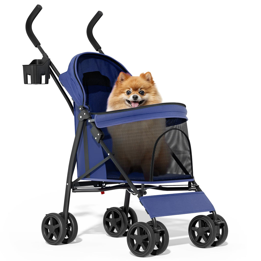 Navy Blue Pet Stroller A7242
