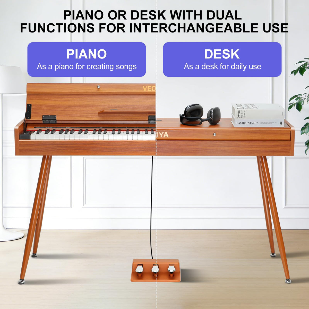 88 Key Weighted Hammer Action Digital Piano with MIDI A2617