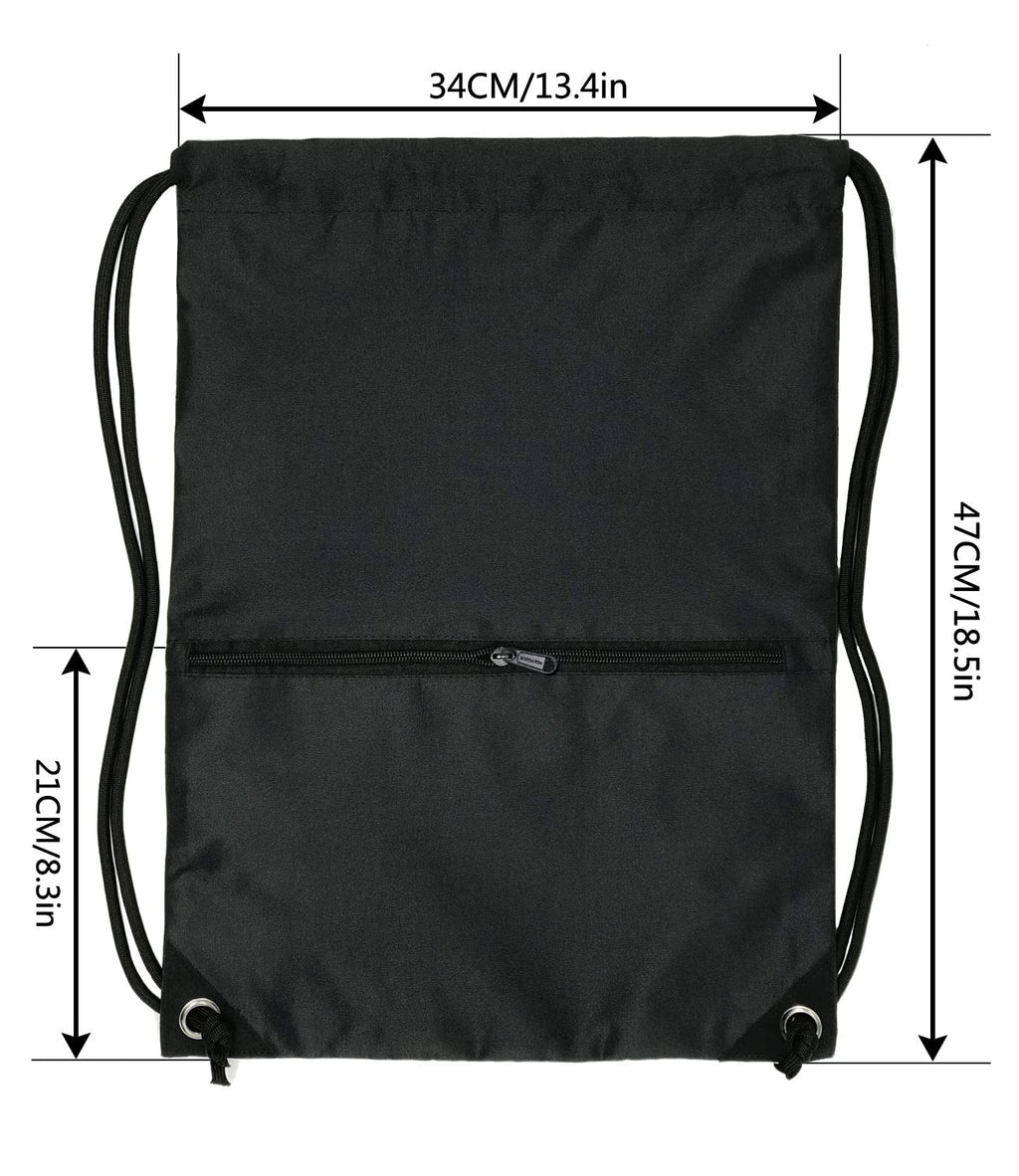 Drawstring Backpack Bag Sport Gym Sackpack A4024