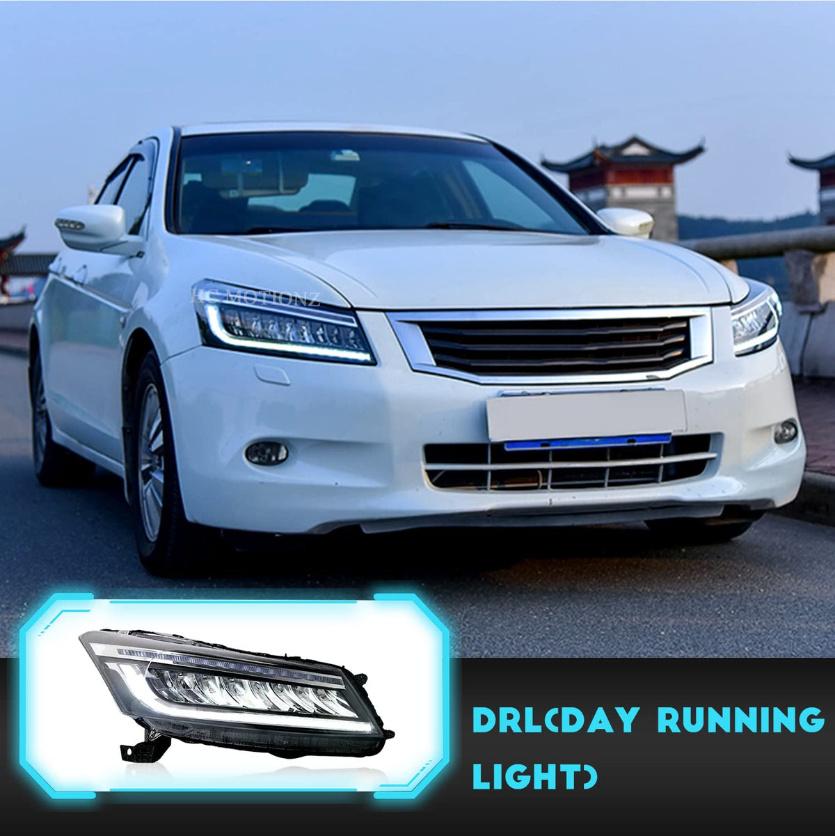 Headlights For Honda Accord 2008-2012, Driver and Passenger Side (Pair) C74084