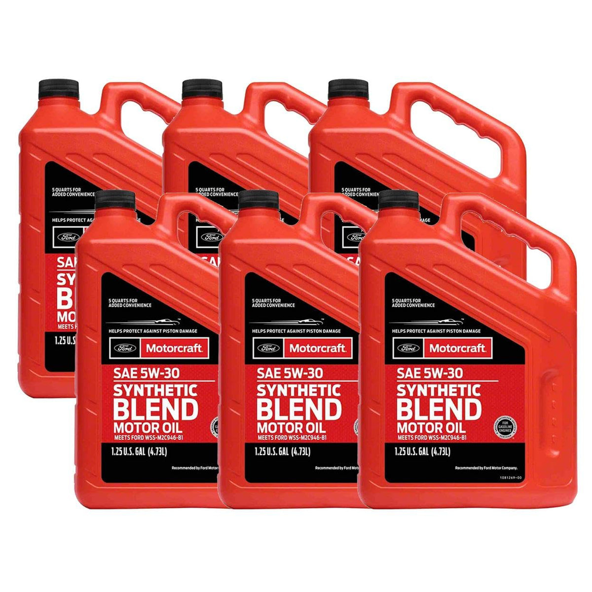 5W-30 Synthetic Blend Motor Oil 30 Quart F4073