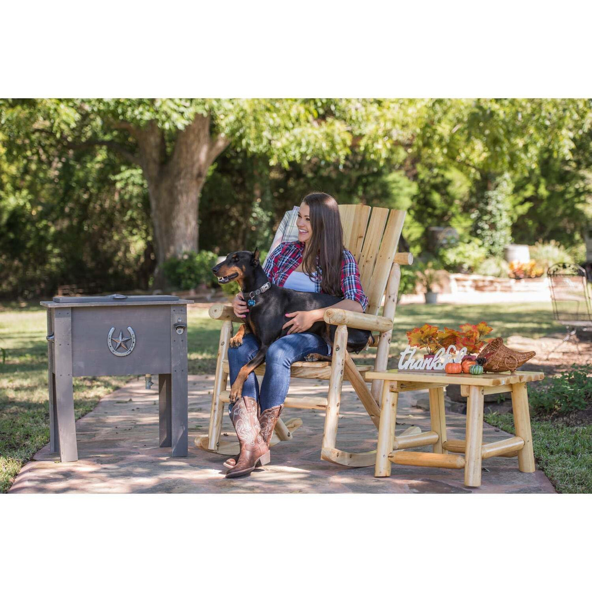 Rocking Chair Wood Rocker M590