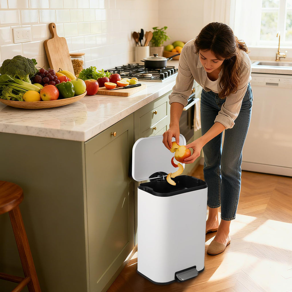 Stainless Steel 50L Trash Can C2080