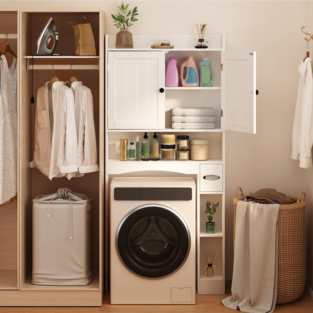 White Over The Toilet Storage Cabinet R8730