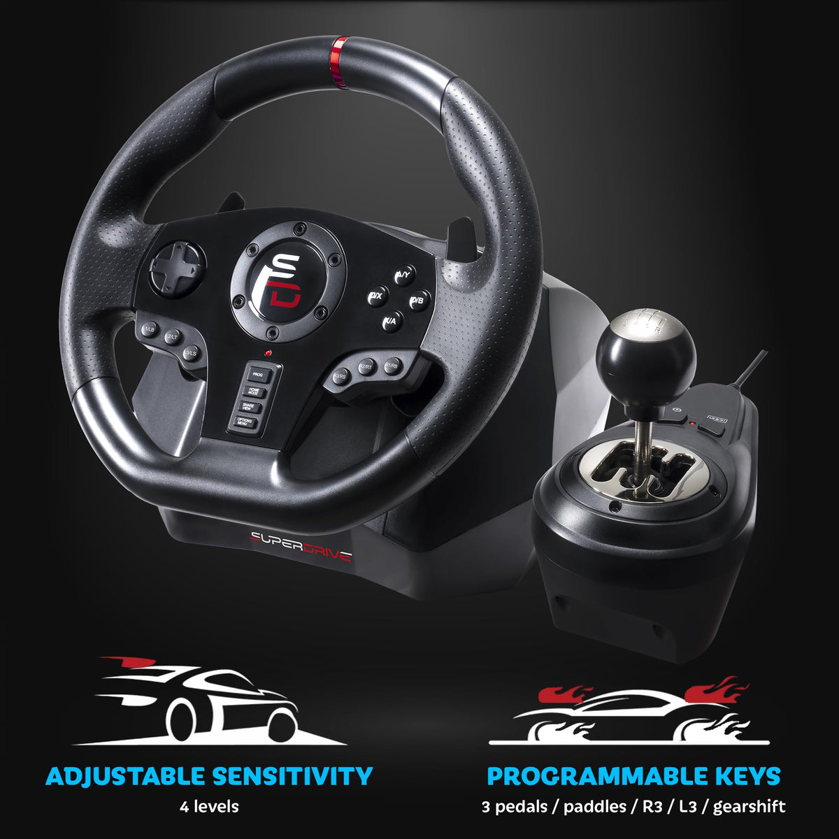 Racing Gaming Steering Wheel B365