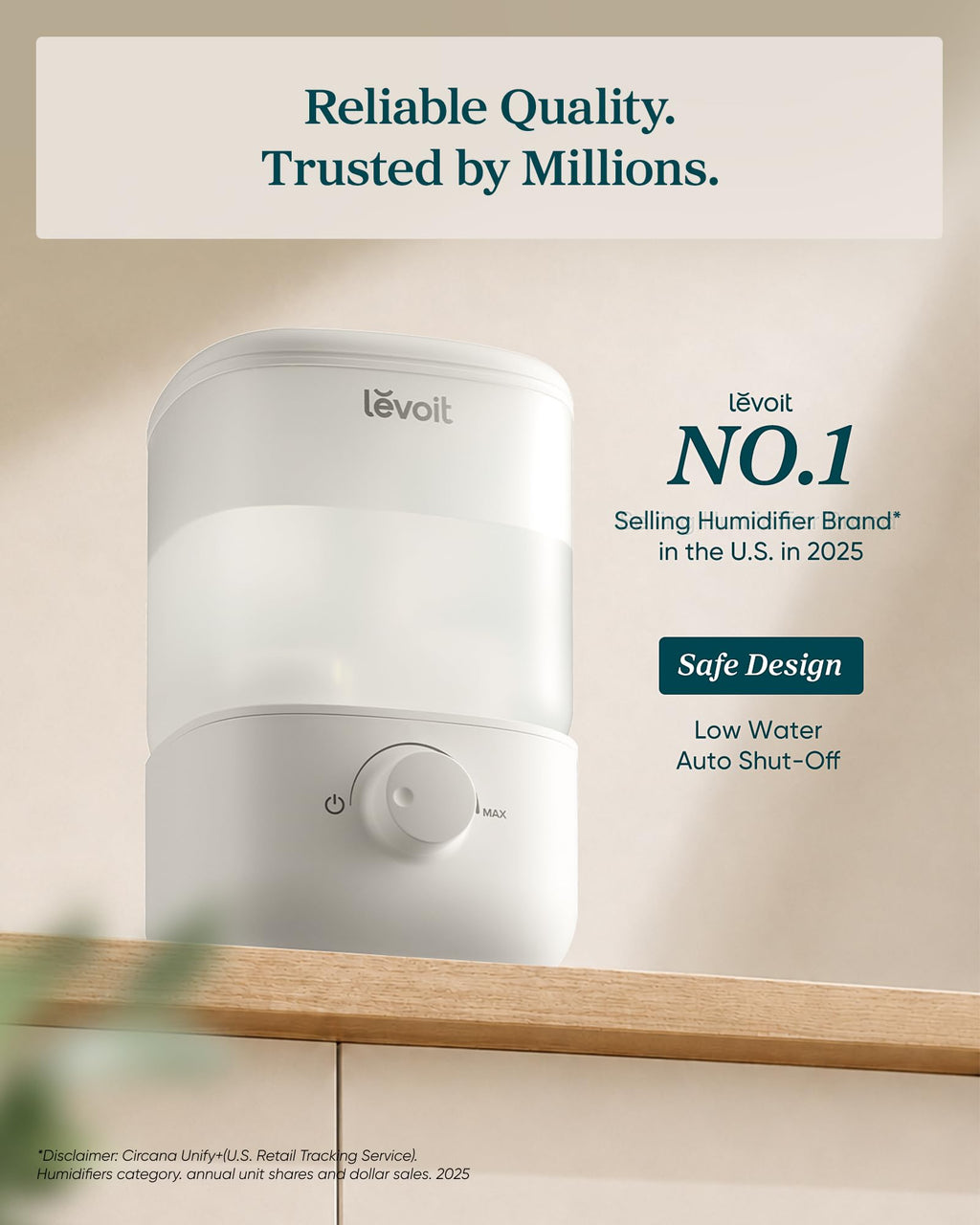 Top Fill Humidifier 2.5L T91622