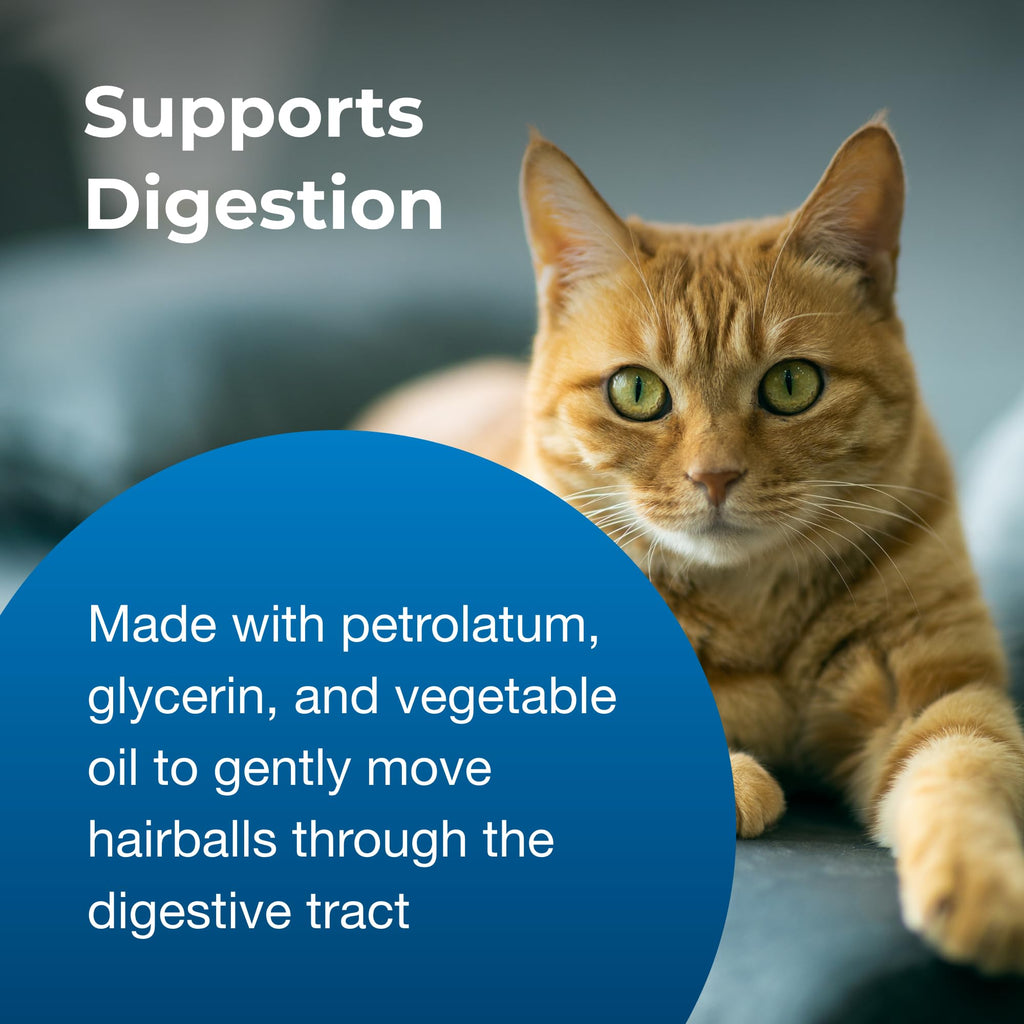 Hairball Solution Gel Supplement for Cats 3.5 oz O577324