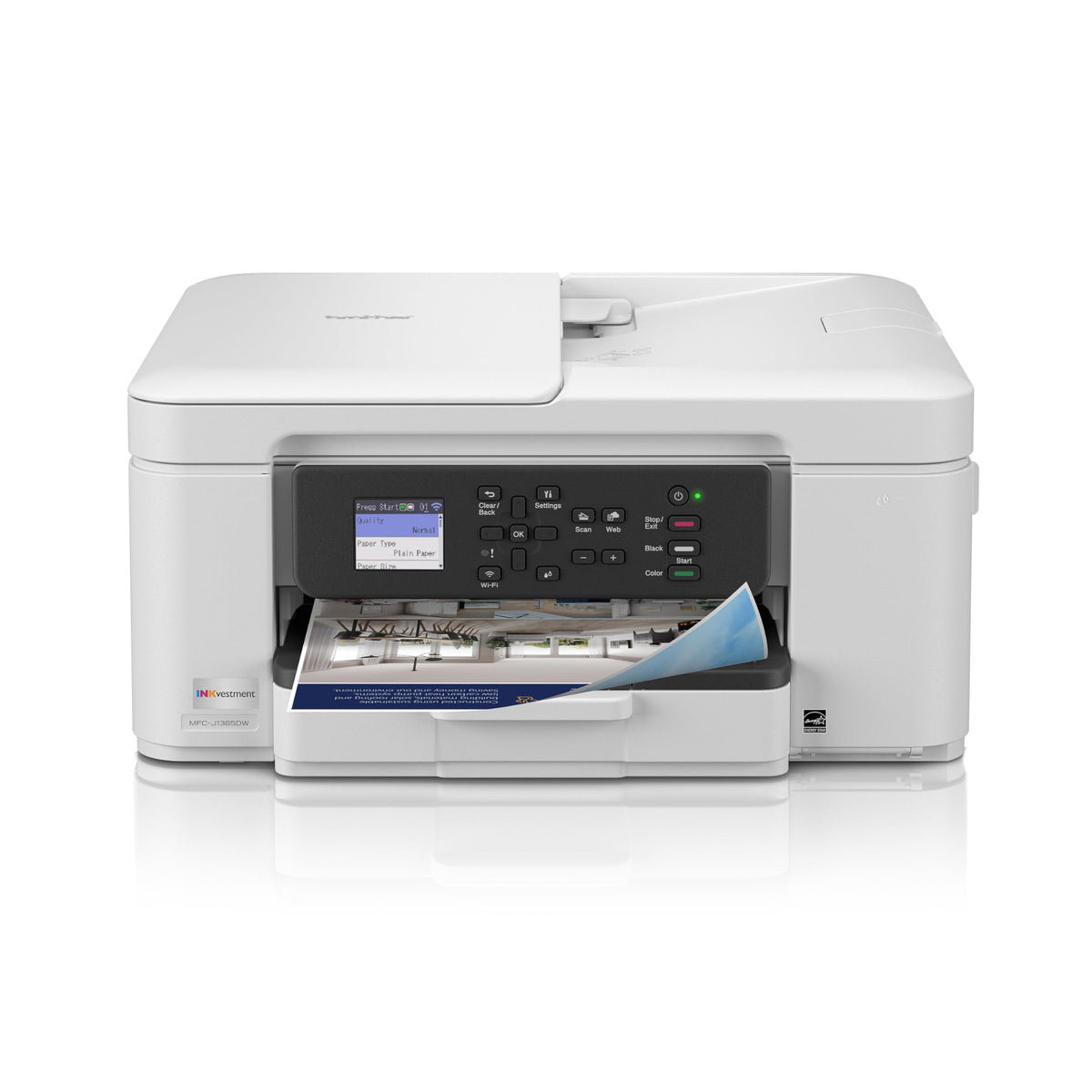Wireless Color Inkjet All-in-One Printer with Automatic Duplex Printing X31476