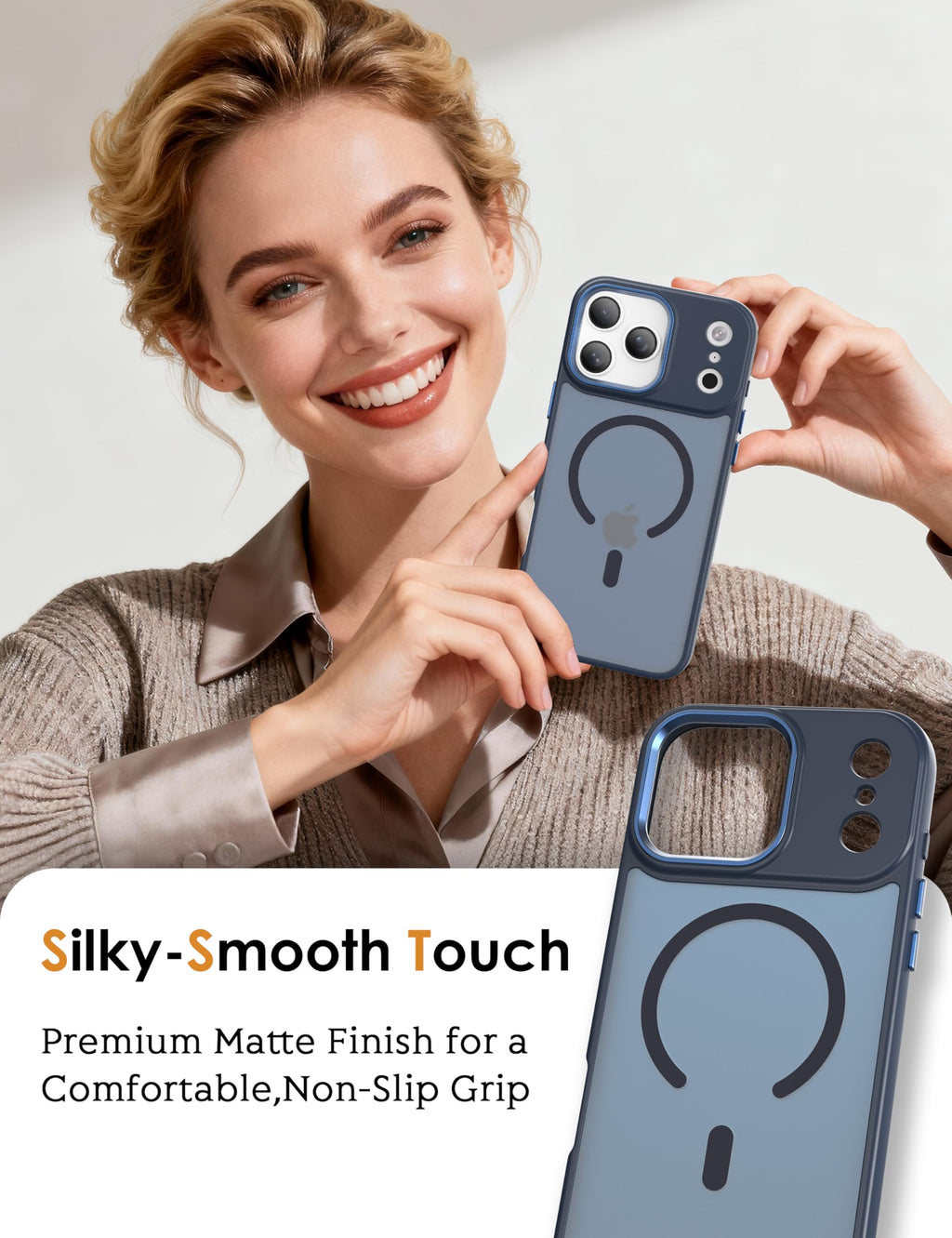 Translucent Matte Slim Thin Shockproof Magnetic Case F2770