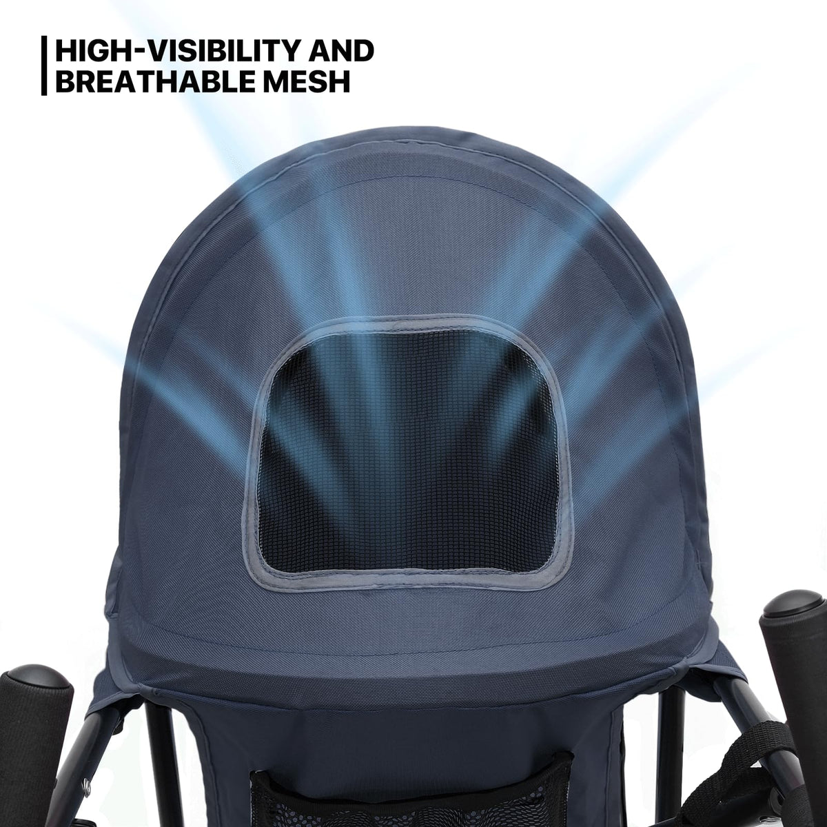 Navy Blue Pet Stroller A7242