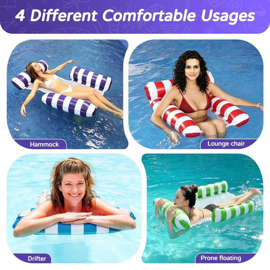 4 Pack Inflatable Pool Floats H97816