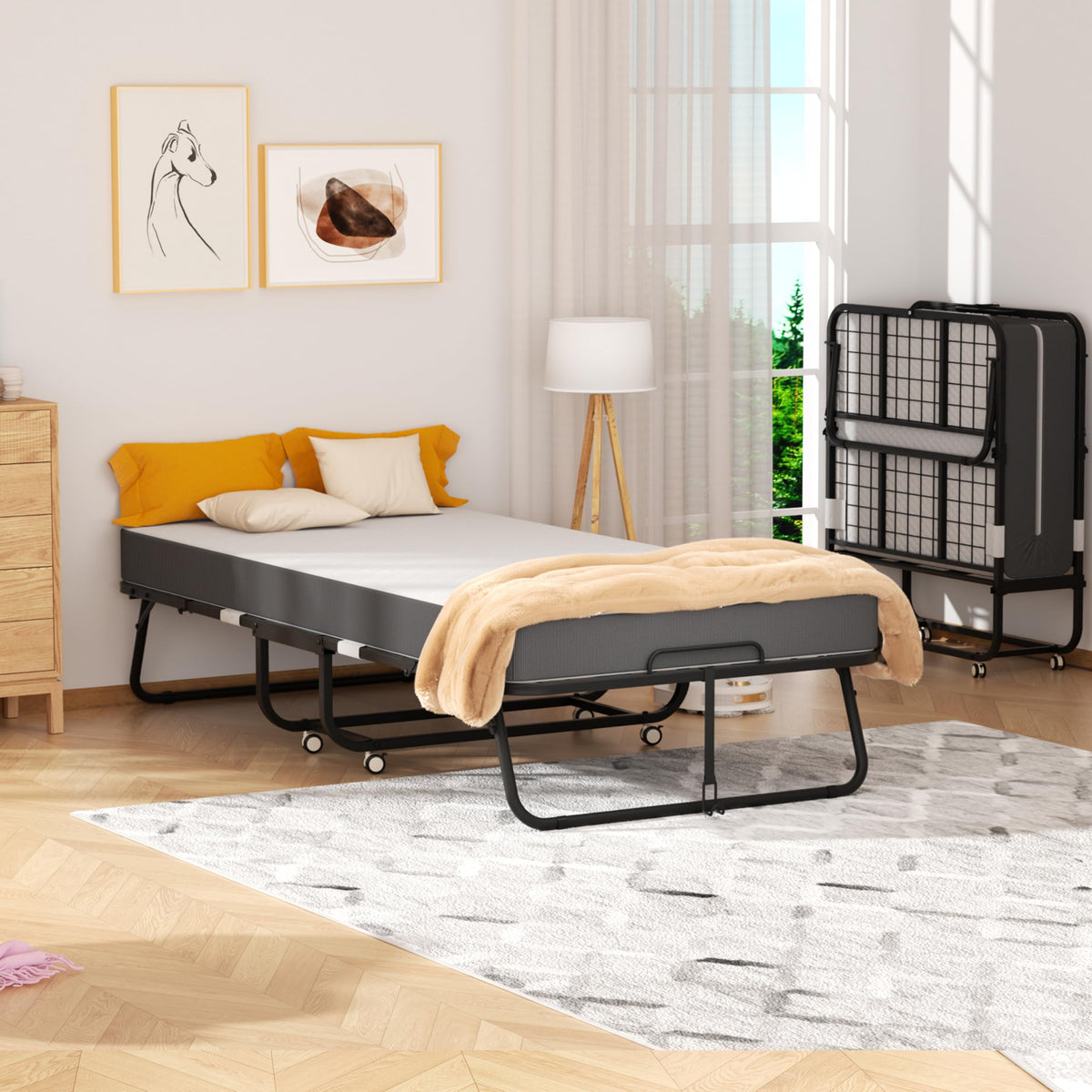 Folding Bed with 5” Mattress R418774