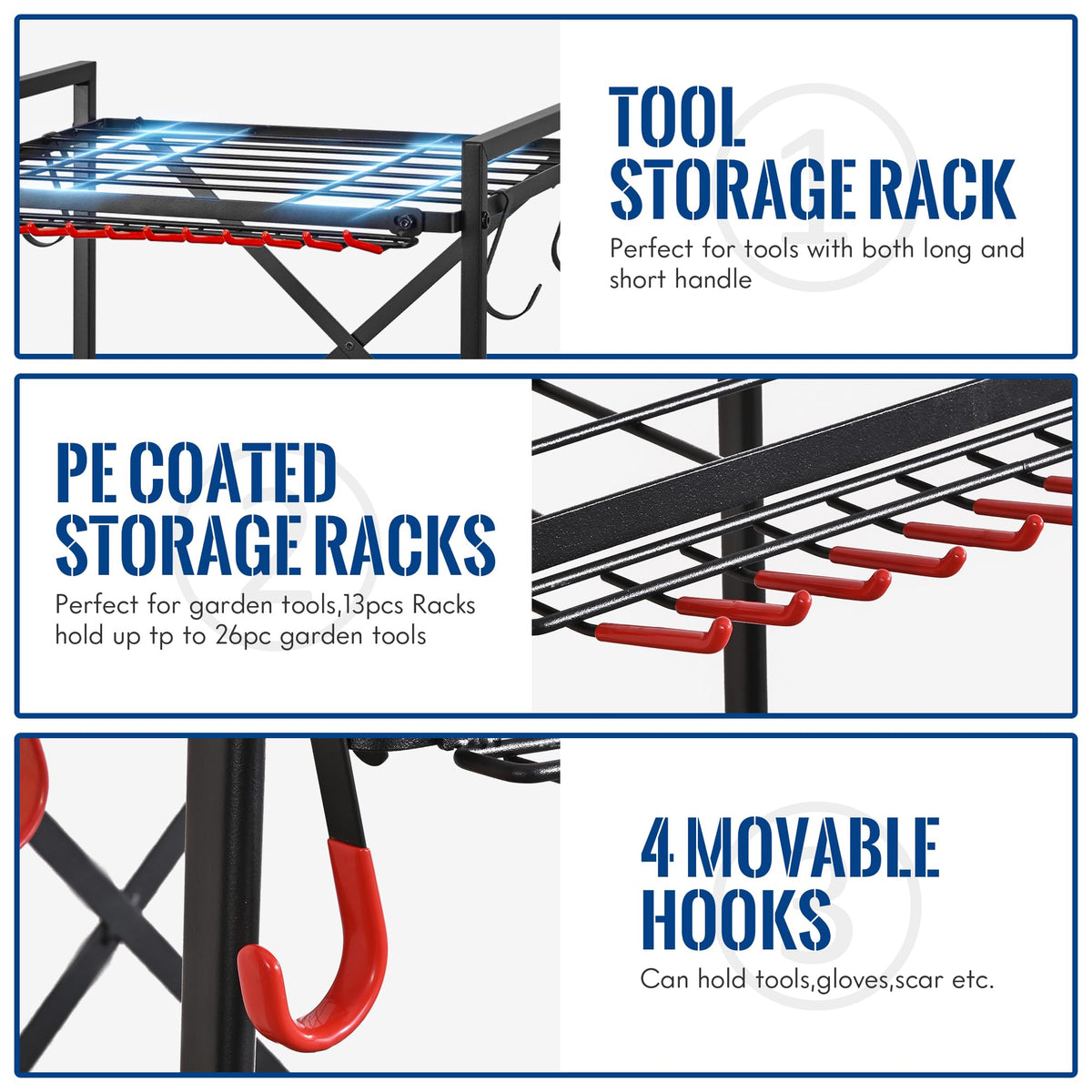 Rolling Garden Tool Organizer W448375