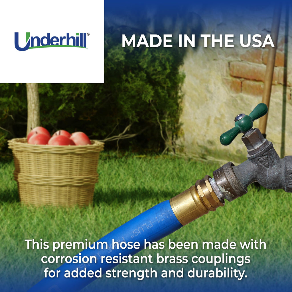 Blue 100 ft Lightweight Flexible Anti-Kink Garden Water Hose O490