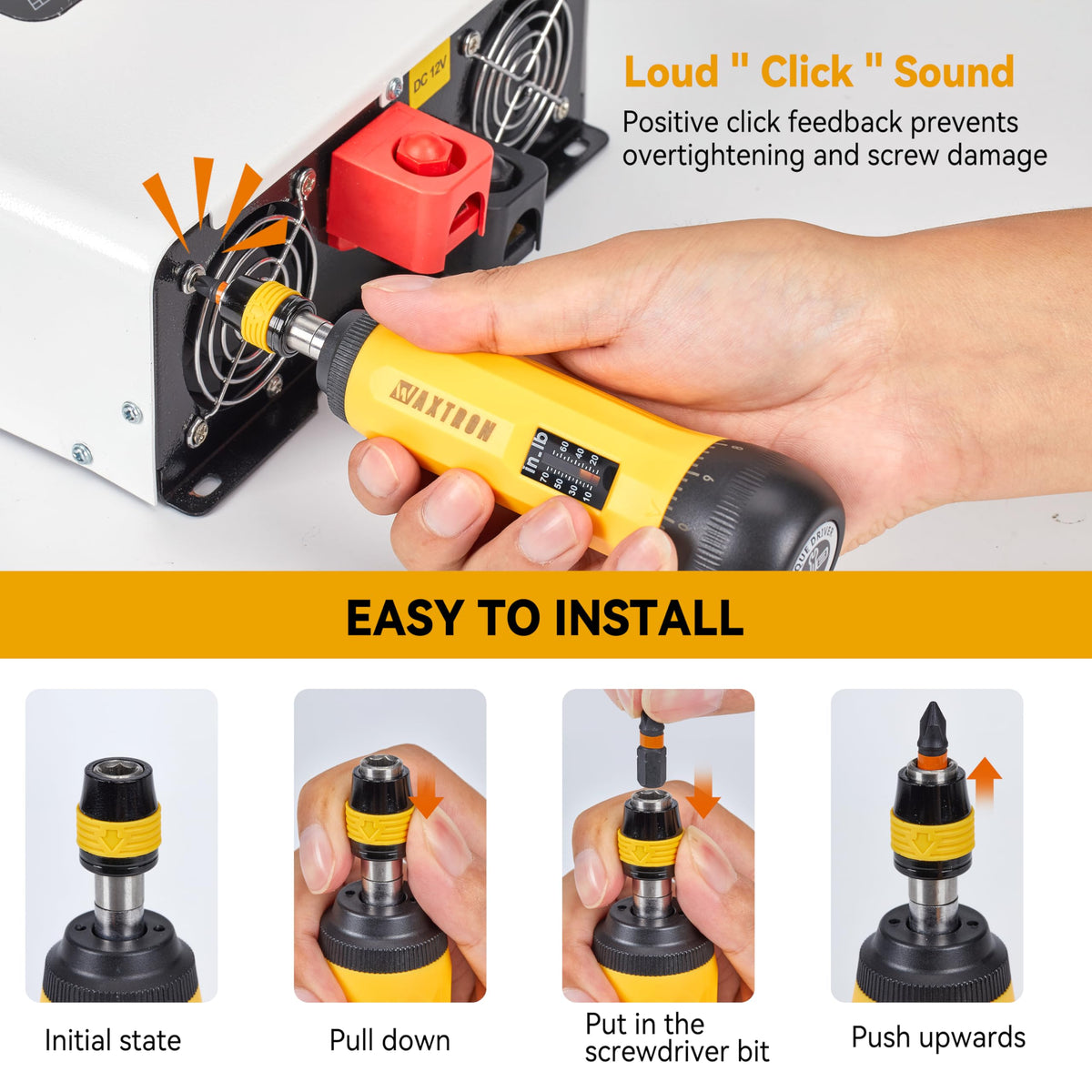 Torque Screwdriver Set 13-Piece 1/4" Drive F6102