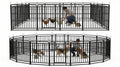 16 Panels 40'' Rustproof Metal Dog Playpen L582