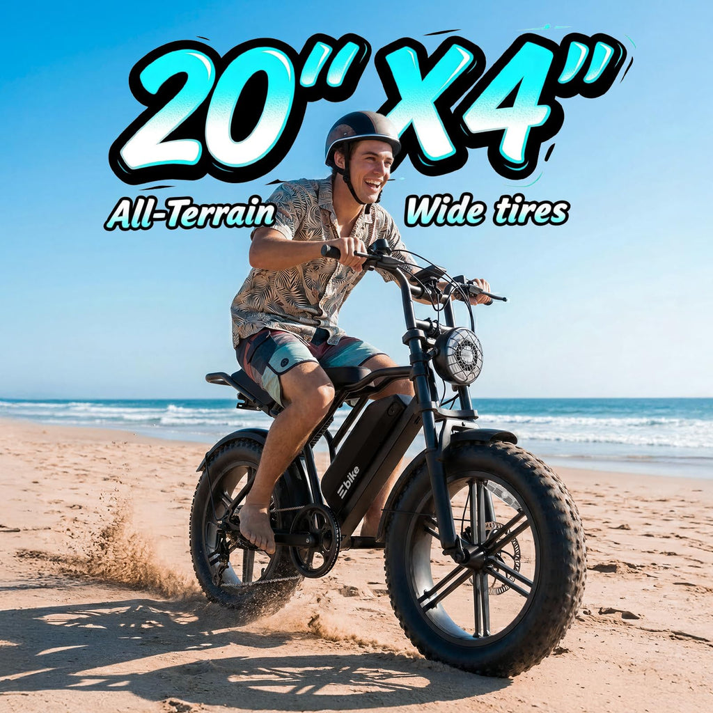 Electric Bike for Adults 48V 15Ah Fat Tire H8890