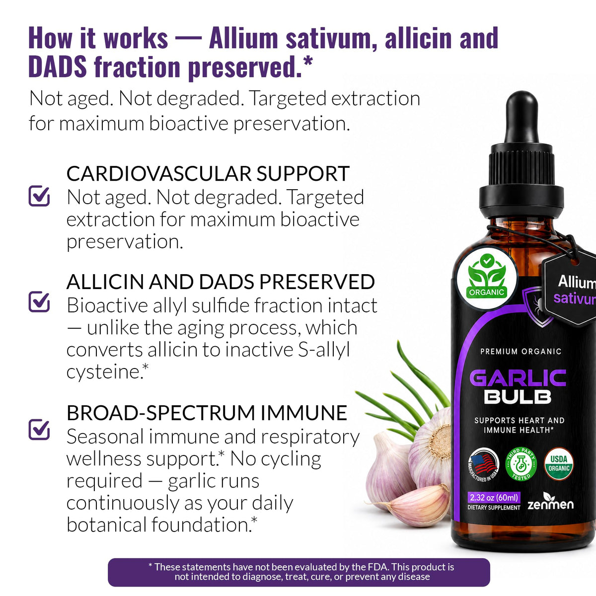 Organic Odorless Garlic Supplements T648799