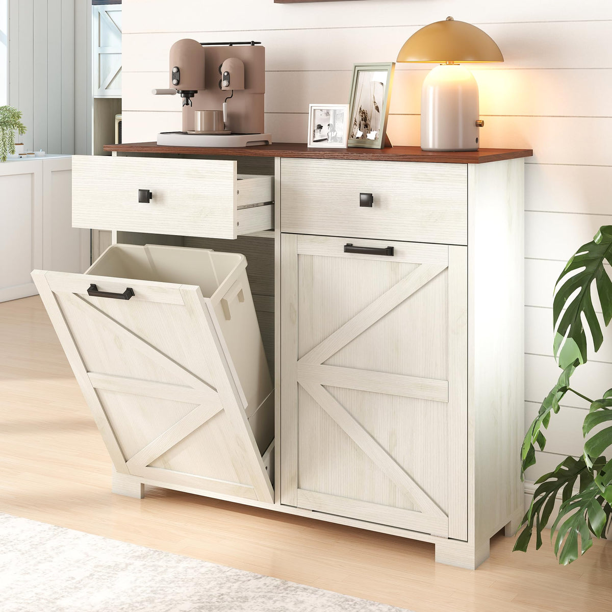 20 Gallon Tilt Out Trash Cabinet Y86093