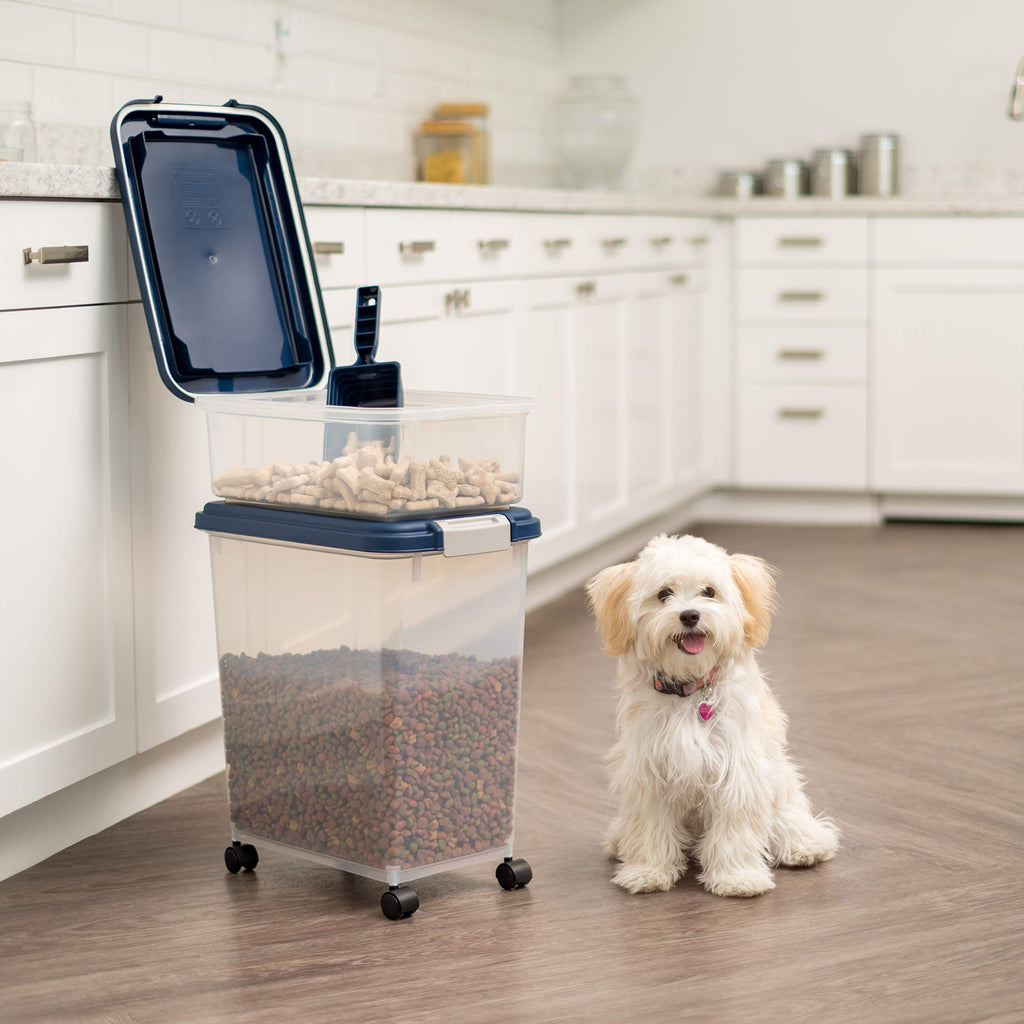 33qt + 12qt Airtight Pet Food Storage Container Combo with Scoop A51744