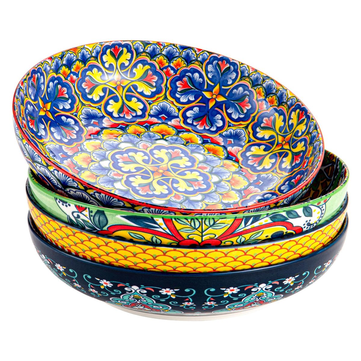 Ceramic Serving Bowls Set of 4 W3906