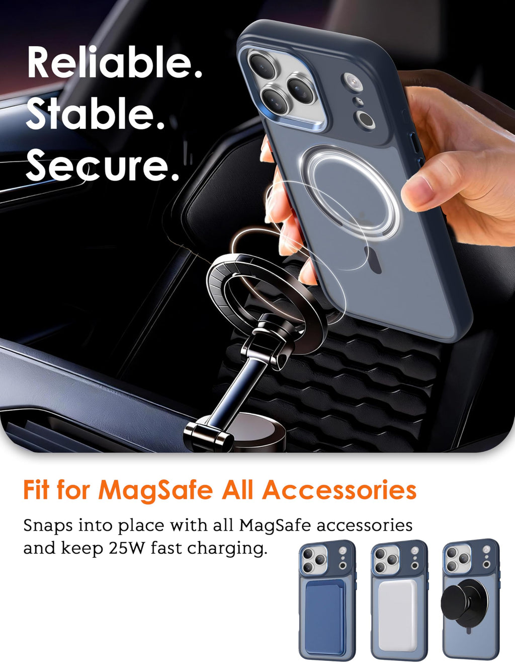 Translucent Matte Slim Thin Shockproof Magnetic Case F2770