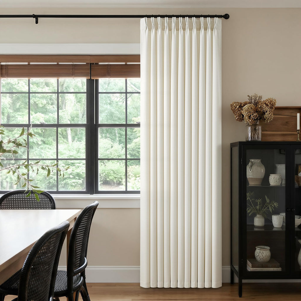 70 Inch Pinch Pleated Semi Sheer Curtains C794