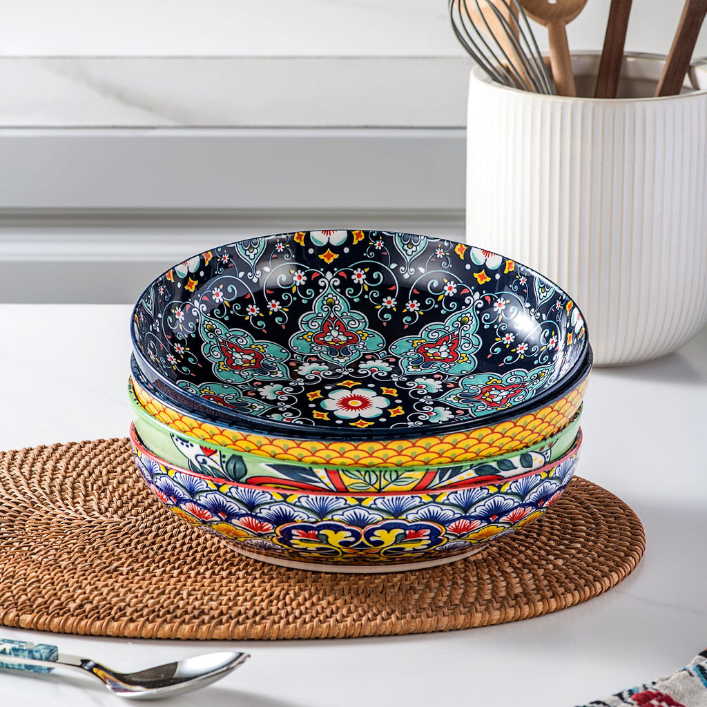 Ceramic Serving Bowls Set of 4 W3906
