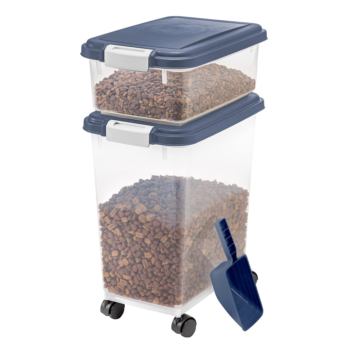 33qt + 12qt Airtight Pet Food Storage Container Combo with Scoop A51744