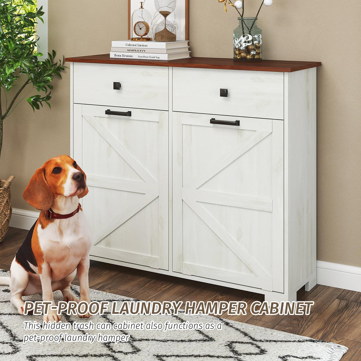 20 Gallon Tilt Out Trash Cabinet Y86093