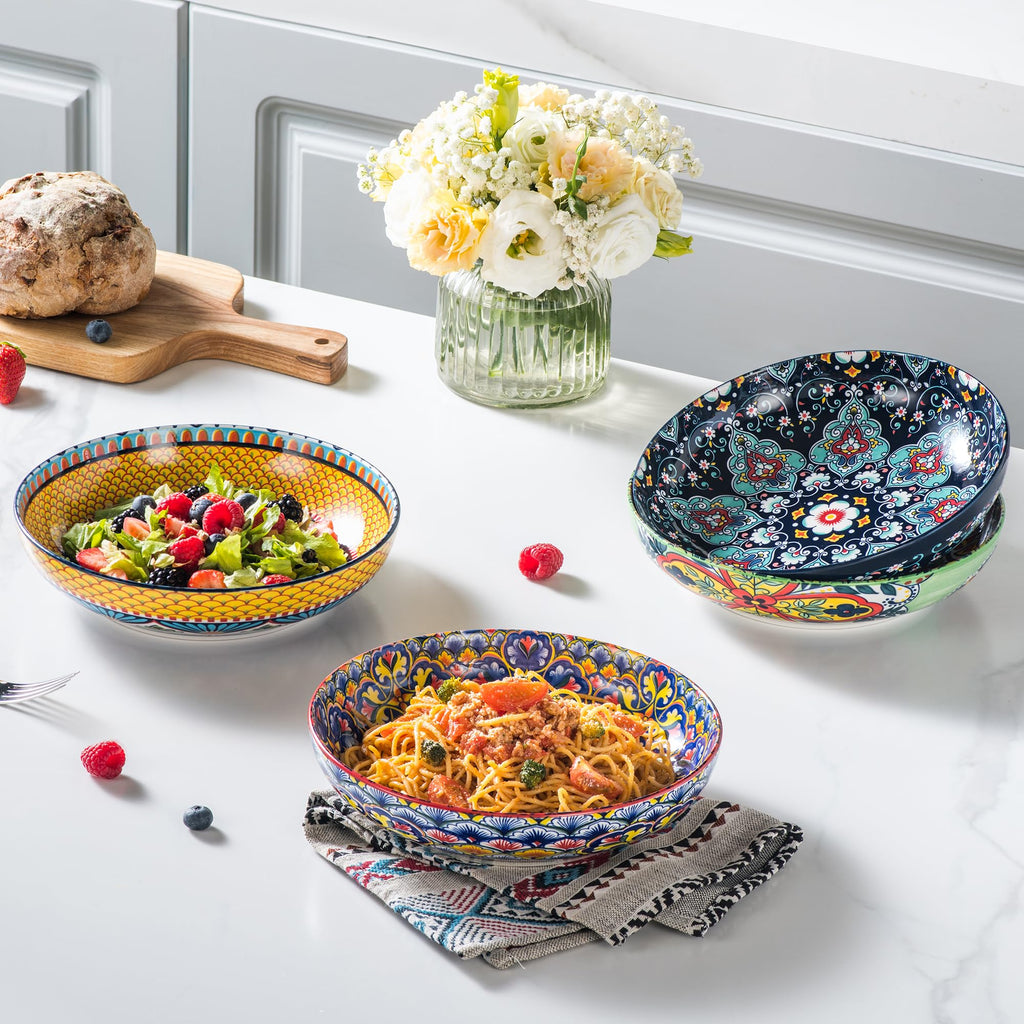 Ceramic Serving Bowls Set of 4 W3906
