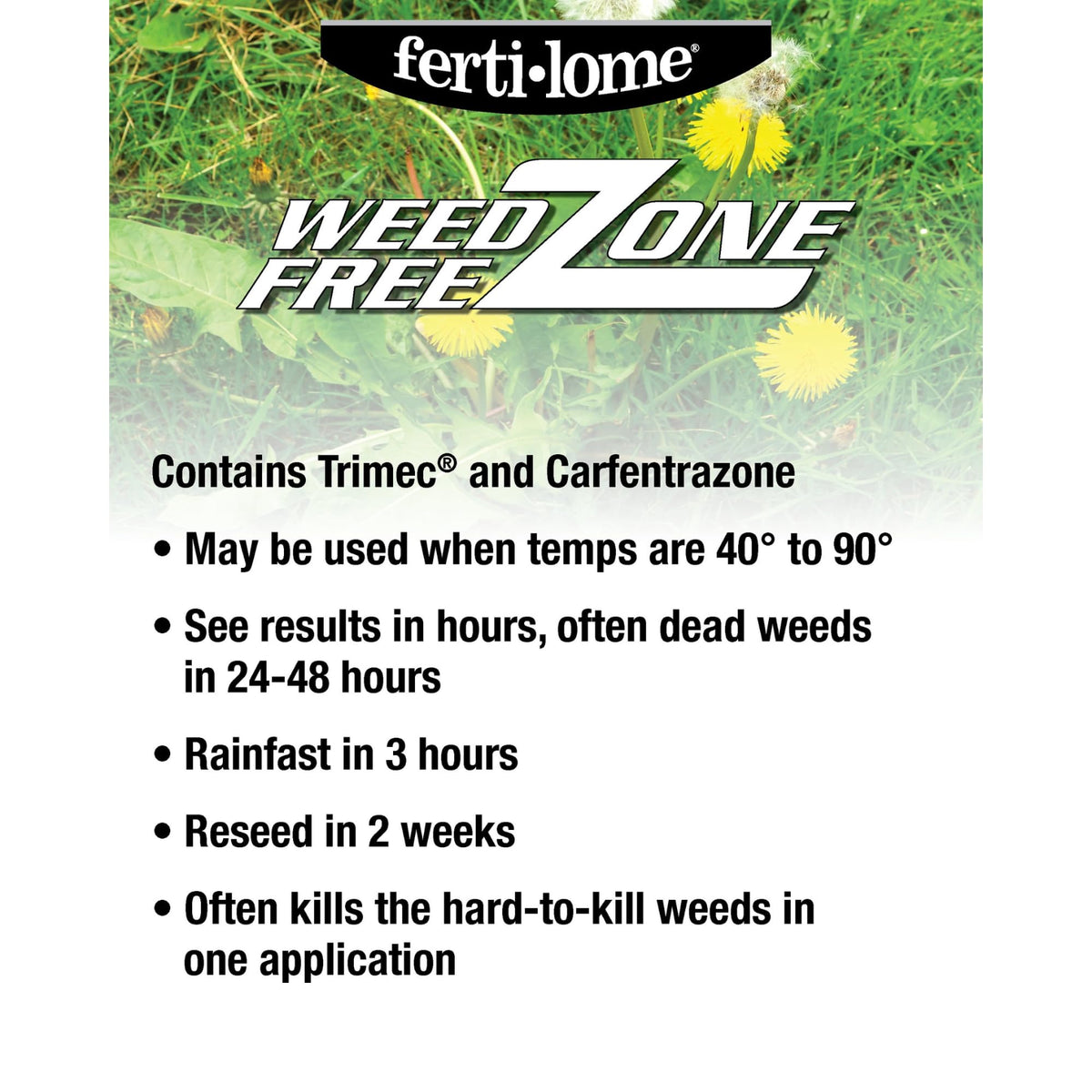 Weed Free Zone Broadleaf Weed Killer Concentrate, 1 gal T177915