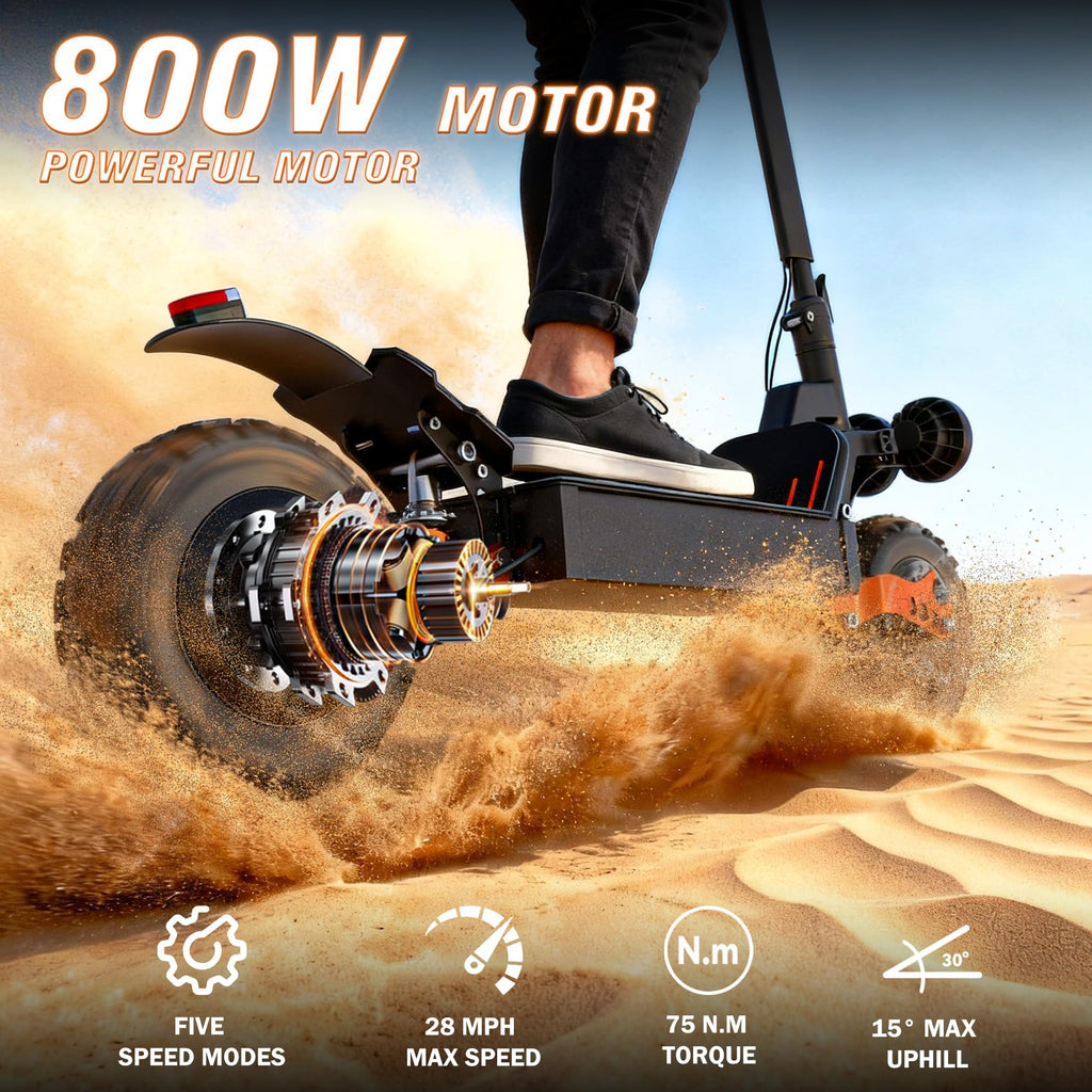 800W Motor 25 Miles Long Range Electric Scooter E425