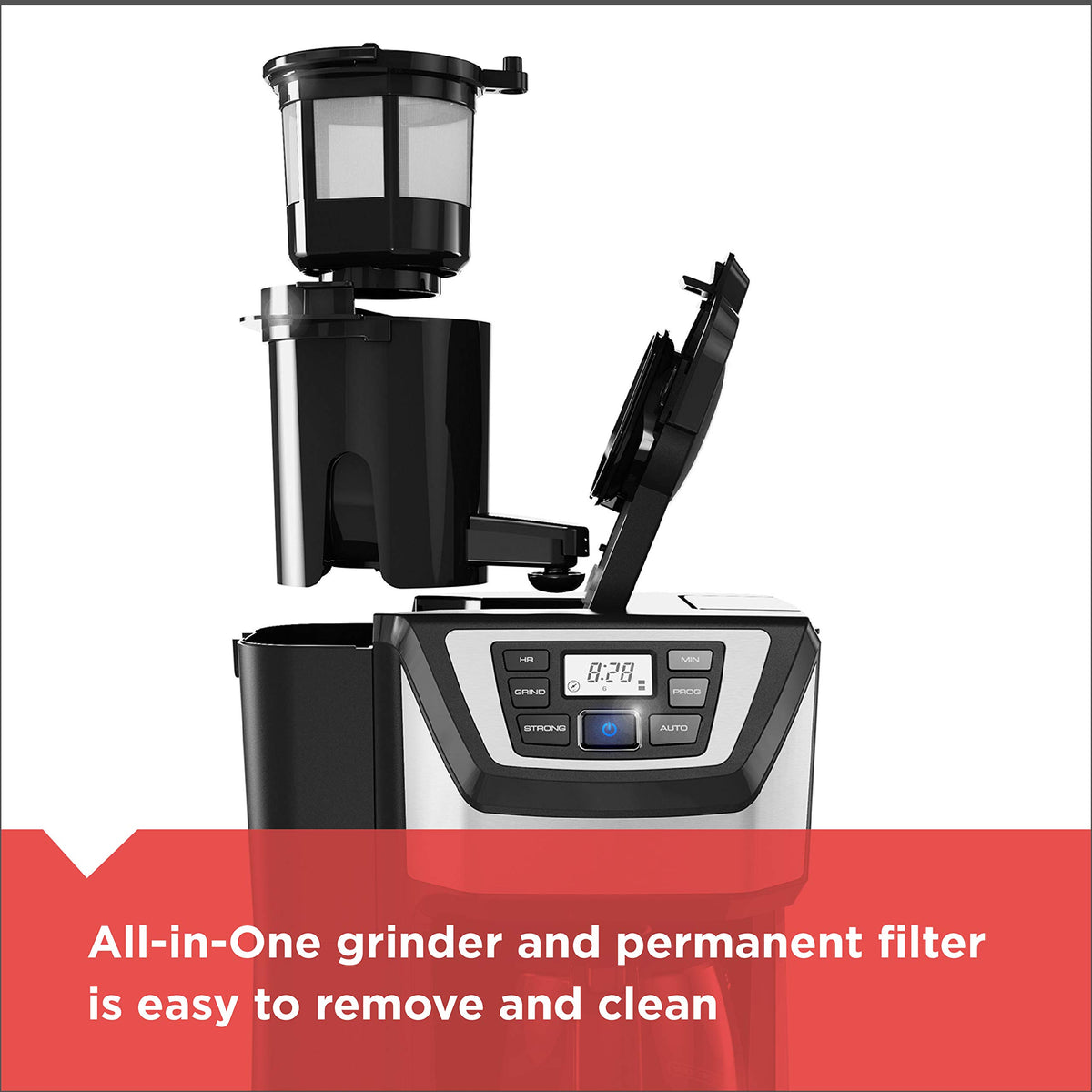 12-Cup Grind and Brew Coffee Maker F2984
