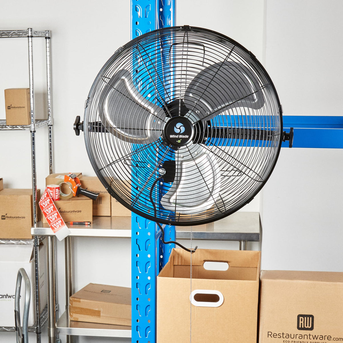 24 Inch Steel Industrial Wall-Mount Fan V6101
